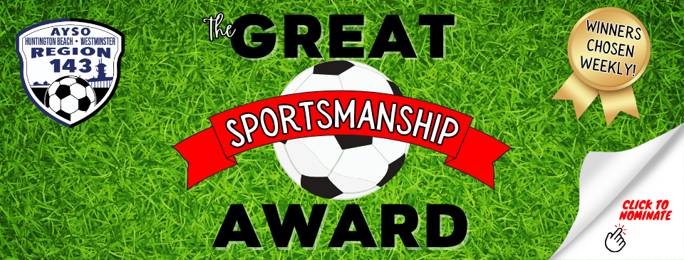 The Great Sportsmanship Award!