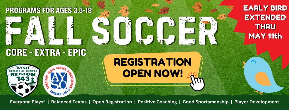2025 FALL SOCCER!