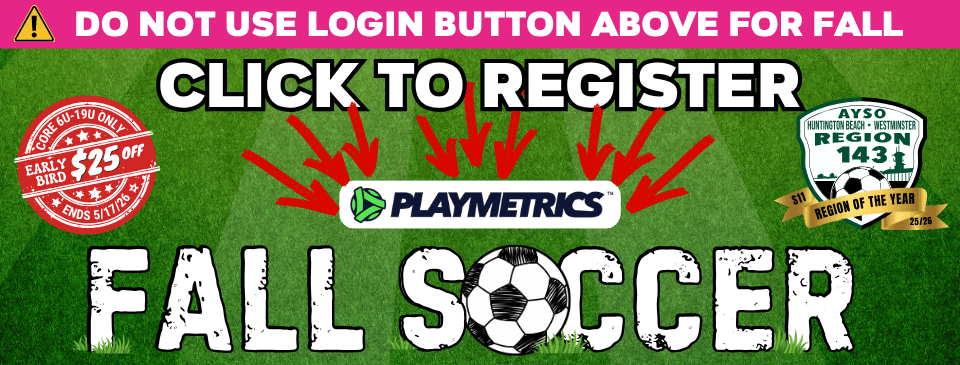 FALL REGISTRATION!