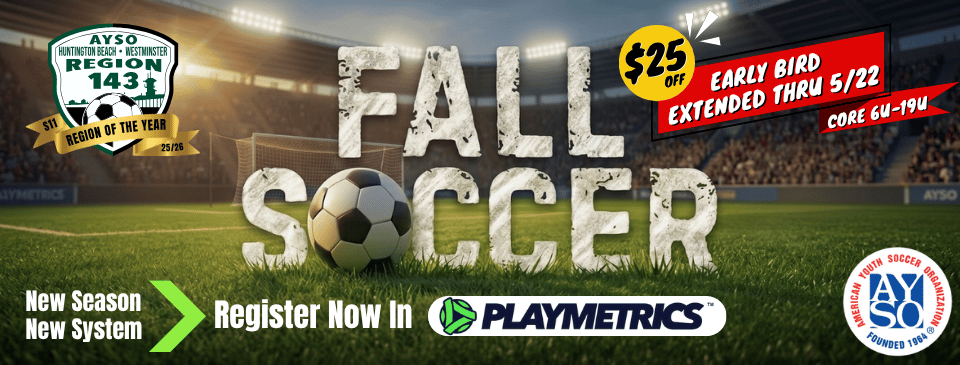 FALL REGISTRATION!
